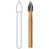 Midwest® Trimming and Finishing Carbide Burs, FG - Flame 12 Blade, # 7106, 1.8 mm Diameter, 3.6 mm Length, 2/Pkg