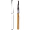 Midwest® Trimming and Finishing Carbide Burs, FG - Tapered Cone 12 Blade, # 7206, 1.8 mm Diameter, 8.8 mm Length, 2/Pkg