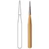 Midwest® Trimming and Finishing Carbide Burs, FG - Taper T-Series 18 Blade, # 9214 T-2, 1.2 mm Diameter, 5.1 mm Length, 2/Pkg