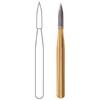 Midwest® Trimming and Finishing Carbide Burs, FG - Needle 30 Blade, # 9903, 1.2 mm Diameter, 3.8 mm Length, 2/Pkg