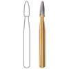 Midwest® Trimming and Finishing Carbide Burs, FG - Bullet 30 Blade, # 9803, 1.2 mm Diameter, 3.0 mm Length, 2/Pkg
