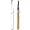 Midwest® Trimming and Finishing Carbide Burs, FG - Tapered Cone 12 Blade, # 7206, 1.8 mm Diameter, 8.8 mm Length, 10/Pkg