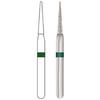 Midwest® Diamond Bur – FGSS, Needle, 1.4 mm Head Diameter, 8.0 mm Head Length, 5/Pkg - Coarse, Green, # 858