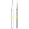 Midwest® Diamond Bur, FG - Extra Fine, Yellow, Needle, # 858, 1.4 mm Diameter, 8.0 mm Length, 5/Pkg