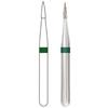 Midwest® Diamonds – FG - Coarse, Green, Flame, # 889, 0.9 mm Diameter, 3.5 mm Length, 5/Pkg