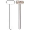 Midwest® Diamonds – FG - Medium, Wheel Rounded Edge, # 909, 5.5 mm Diameter, 2.5 mm Length, 5/Pkg