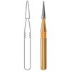 Midwest® Esthetic Finishing Burs, FG - Taper 12 Blade, # 7611, 1.0 mm Diameter, 3.9 mm Length, 2/Pkg