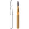 Midwest® Esthetic Finishing Burs, FG - Bullet 12 Blade, # 7802, 1.0 mm Diameter, 2.8 mm Length, 2/Pkg