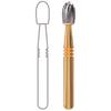 Midwest® Esthetic Finishing Burs, FG - Egg 12 Blade, # 7408B, 2.3 mm Diameter, 3.6 mm Length, 2/Pkg