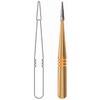 Midwest® Esthetic Finishing Burs, FGSS - Safe End Taper 12 Blade, # 7714S, 1.4 mm Diameter, 7.6 mm Length, 2/Pkg