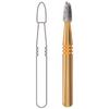 Midwest® Esthetic Finishing Burs, FG - Egg 30 Blade, # 9404B, 1.4 mm Diameter, 3.0 mm Length, 2/Pkg