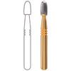 Midwest® Esthetic Finishing Burs, FG - Egg 30 Blade, # 9406B, 1.8 mm Diameter, 3.4 mm Length, 2/Pkg