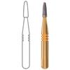 Midwest® Esthetic Finishing Burs, FGSS - Bullet 12 Blade, # 7802, 1.0 mm Diameter, 2.8 mm Length, 10/Pkg
