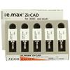 IPS e.max® ZirCAD LT (Low Translucency) Blocks for CEREC® and inLab® - C17, Shade A1, 5/Pkg