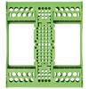 E-Z Jett® Cassette 10 Place - Vibrant Green