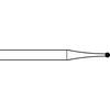 Midwest® Once™ Sterile Surgical Carbide Burs - FG, 10/Pkg - Round, # 1/2, 0.6 mm Diameter