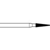 Midwest® Once™ Sterile Trimming & Finishing Carbide Burs - FG, 10/Pkg - Tapered Fissure, # EF3, 0.8 mm Diameter