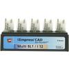 IPS Empress® CAD PlanMill™ Blocks - Multi, I12, 5/Pkg - Shade BL1