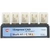 IPS Empress® CAD PlanMill™ Blocks - Multi, C14L, 5/Pkg - Shade A1