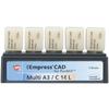 IPS Empress® CAD PlanMill™ Blocks - Multi, C14L, 5/Pkg - Shade A3