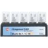 IPS Empress® CAD PlanMill™ Blocks - Multi, C14L, 5/Pkg - Shade B1