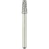 Robot® Point Diamond Burs – FG - Medium, White, Cone Flat End, #170, 2.2 mm Diameter, 5.0 mm Length