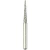 Robot® Point Diamond Burs – FG - Medium, White, Needle Point End, Size # 165, 1.3 mm Diameter, 8.0 mm Length