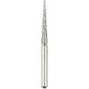 Robot® Point Diamond Burs – FG, Medium, White, Needle Point End - # 166, 1.6 mm Diameter, 10.0 mm Length
