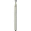 Robot® Point Diamond Burs – FG, Medium, White, Inverted Cone - # 012, 1.4 mm Diameter, 1.4 mm Length