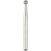 Robot® Point Diamond Burs – FG - Medium, White, Round, # 001, 1.6 mm Diameter, 1.2 mm Length