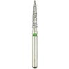 Robot® Point Diamond Burs – FG, Coarse - Green, Flame, # 249, 2.3 mm Diameter, 7.5 mm Length