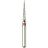 Robot® Point Diamond Burs – FG, Fine, Red - Needle Point End, # 165, 1.2 mm Diameter, 8.0 mm Length