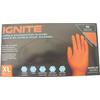 Aurelia® Ignite™ Nitrile Exam Gloves – Orange, 100/Pkg - Extra Large