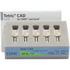 Tetric® CAD for CEREC/inLab Blocks – MT (Medium Translucency), 5/Pkg - Size I12, Shade BL