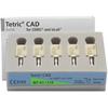 Tetric® CAD for CEREC/inLab Blocks –  MT (Medium Translucency), 5/Pkg - Size C14, Shade A1