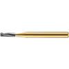 Kavo Kerr™ Specialty Fine Cross-Cut Carbide Burs – FG, 6 Flute - Straight Flat End, # 2057, 1 mm Diameter, 3.7 mm Length, 100/Pkg