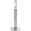 PURELL® MESSENGER™ ES8 Floor Stand with Dispenser - Silver Panel, White Dispenser