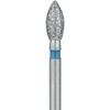 Patterson® Ultrasharp Diamond Burs – FG Standard, Medium, Bud, Pointed Football Diamond, 5/Pkg - # 368-025, 2.5 mm Diameter, 6.0 mm Length