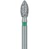 Patterson® Ultrasharp Diamond Burs – FG Standard, Coarse, Bud, Pointed Football Diamond, 5/Pkg - # 368-025, 2.5 mm Diameter, 6.0 mm Length