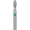 Patterson® Ultrasharp Diamond Burs – FG Standard, Coarse, Egg, Football Diamond, 5/Pkg - # 379-016, 1.6 mm Diameter, 3.4 mm Length