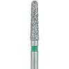Patterson® Ultrasharp Diamond Burs – FG Standard, Coarse, Cone Round End Taper, 5/Pkg - # 850-018, 1.8 mm Diameter, 8.0 mm Length