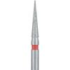 Patterson® Ultrasharp Diamond Burs – FG Standard, 5/Pkg - Fine, Needle, # 858-016, 1.6 mm Diameter, 8.0 mm Length