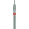 Patterson® Ultrasharp Diamond Burs – FG Standard, Fine, Flame Diamond, 5/Pkg - # 860-014, 1.4 mm Diameter, 5.0 mm Length