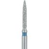 Patterson® Ultrasharp Diamond Burs – FG Standard, Medium, Flame, 5/Pkg - # 862-012, 1.2 mm Diameter, 8.0 mm Length