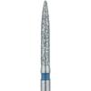 Patterson® Ultrasharp Diamond Burs – FG Standard, Medium, Flame, 5/Pkg - # 863-014, 1.4 mm Diameter, 10.0 mm Length