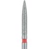 Patterson® Ultrasharp Diamond Burs – FG Standard, Fine, Flame Diamond, 5/Pkg - # 862L-016, 1.6 mm Diameter, 10.0 mm Length