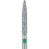 Patterson® Ultrasharp Diamond Burs – FG Standard, Coarse, Flame Diamond, 5/Pkg - # 862L-016, 1.6 mm Diameter, 10.0 mm Length