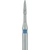 Patterson® Ultrasharp Diamond Burs – FG Standard, Medium, Flame Diamond, 5/Pkg - # 858-010, 1.0 mm Diameter, 4.0 mm Length