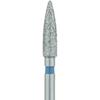 Patterson® Ultrasharp Diamond Burs – FG Standard, Medium, Flame, 5/Pkg - # 862-021, 2.1 mm Diameter, 8.0 mm Length