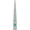 Patterson® Ultrasharp Diamond Burs – FG Standard, 5/Pkg - Coarse, Tapered Point, Needle Diamond, # 858-016, 1.6 mm Diameter, 10.0 mm Length